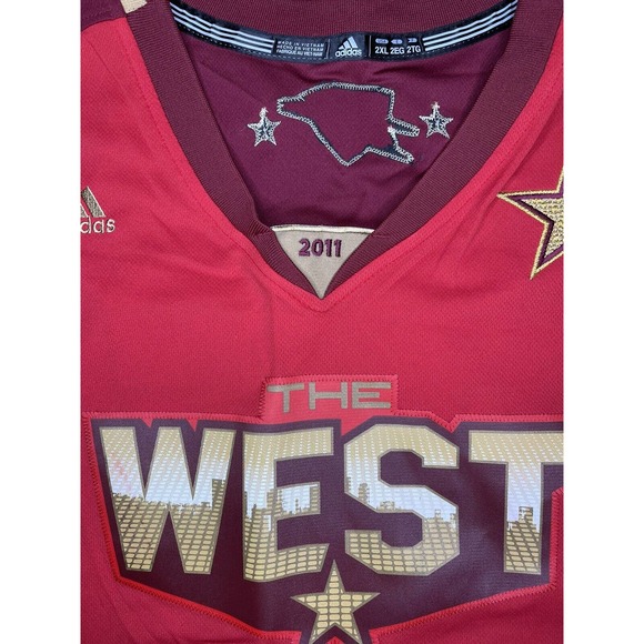 Vintage Kevin Durant OKC Jersey The West 2011 All Star Game Oklahoma Mens 2XL - Picture 4 of 7